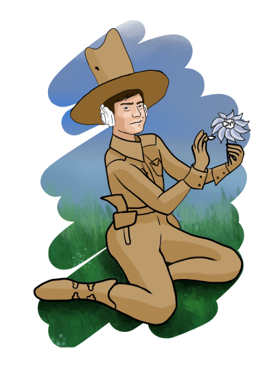 Pinup Cardboard Cowboy